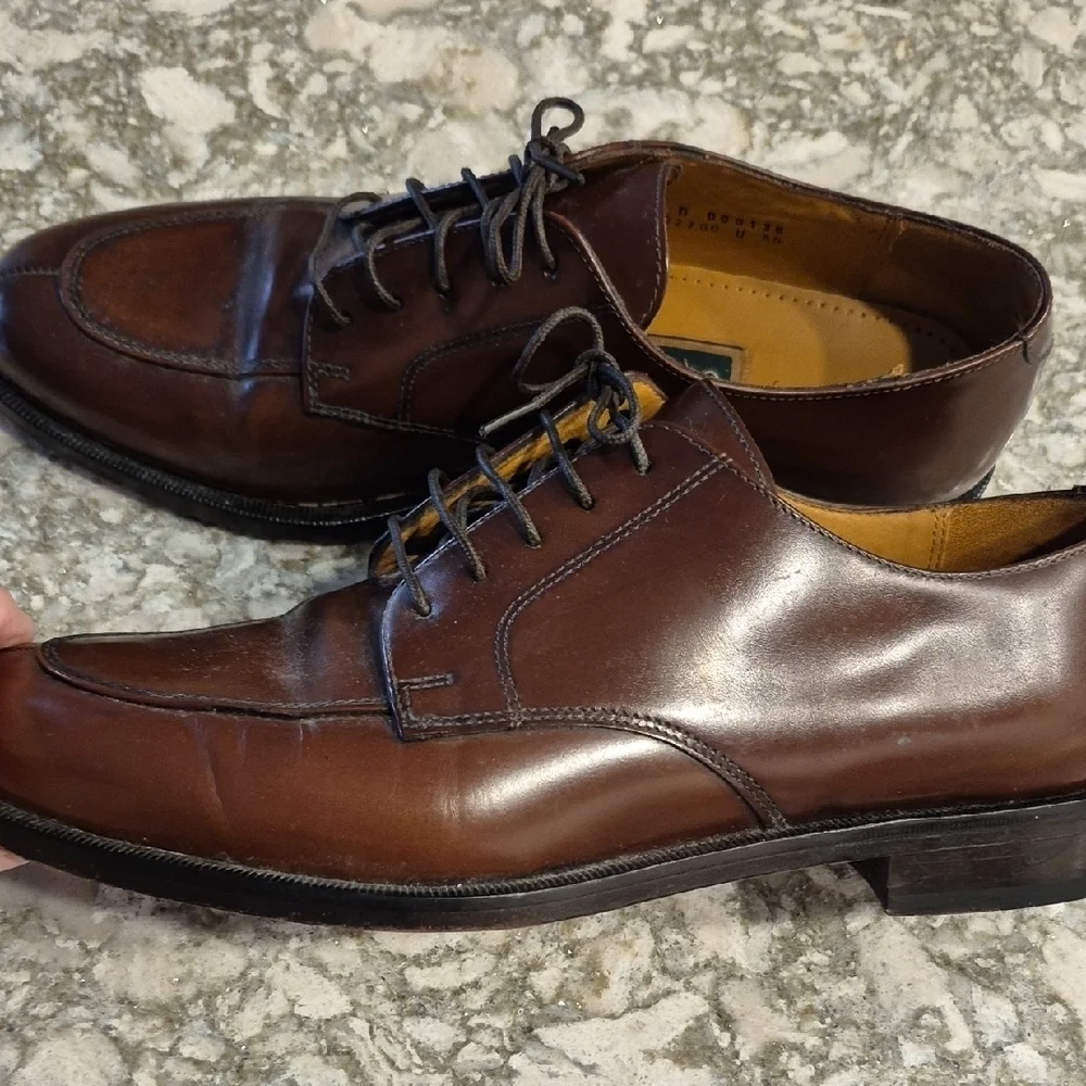 Cole Haan Hawthorne Brown Leather Men's Oxfords